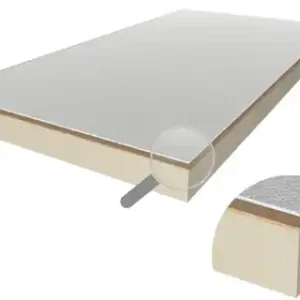 PIR + Agnes plafondplaten wit stuc 1200x600x40+12mm Rd:1.80 (=0,72m²) Op = Op