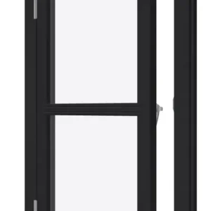 Steellook vleugelraam zwart gespoten Douglas 64,8×117,5cm + kozijn 78×130,7cm incl beslag Shop Nu