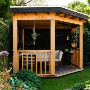 Douglas Hoekveranda t’ Harde incl vloer 330x330cm Hoge Kwaliteit