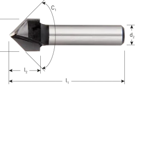 Beste Prijs HM V-groeffrees 90°, SILVER-LINE, d2=8 / ø12,7