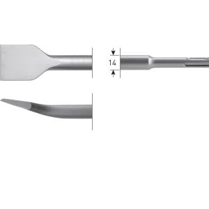 Beste Prijs SDS-plus spadebeitel gebogen, 40×250