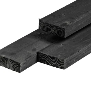 Rechtstreeks Van De Fabrikant Geschaafd 4,5×14,5x400cm zwart gespoten