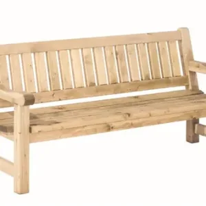 Korting Bank Luuk, 40 mm dik, 96 x 200 x 74 cm (HxBxD), groen geïmpregneerd.
