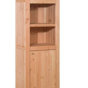 Buitenkeuken enkel 168 Excellent, 168 x 61,5 x 56 cm (HxBxD) met 3 schappen en deuren, onbehandeld. Premium