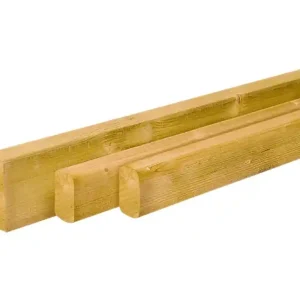 Scandinavisch vuren geschaafde regel 4,5 x 4,5 x 180 cm, groen geïmpregneerd. Shop Nu