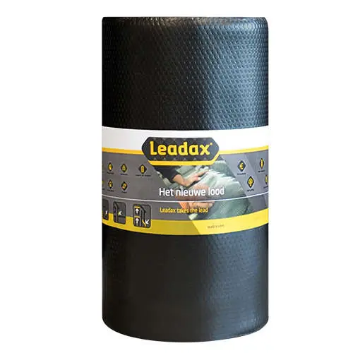 Leadax loodvervanger 0,25x6mtr zwart Dagaanbieding