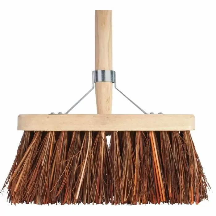 Favoriet Bezem natuurvezel 28cm steel 140/28