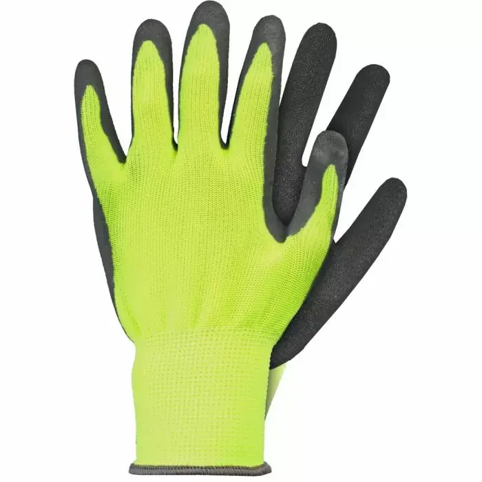 Werkhandschoenen maat m latex geel Betaalbaar