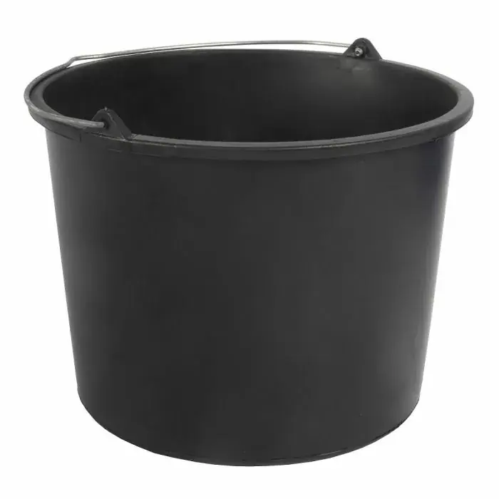 Rechtstreeks Van De Fabrikant Bouwemmer 12l.zwart eco