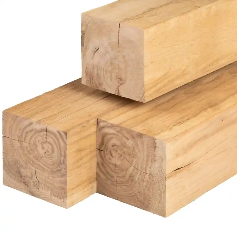 Eiken paal 15,0 x 15,0 x 400cm, vers, fijnbezaagd Populair