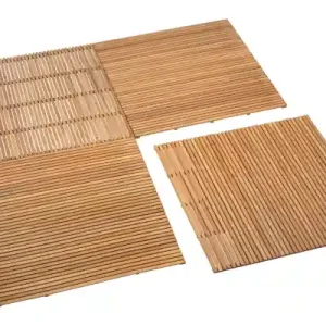 Lage Prijs Tuintegel hardhout Bangkirai Yogyakarta 100×100 cm