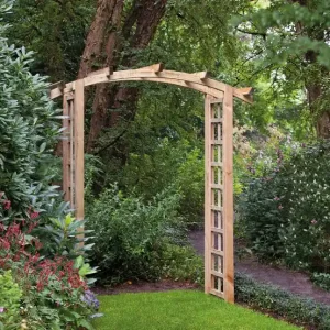 Pergolaboogset compleet grenen groen geïmpregneerd B120 x D50 x H220cm Korting