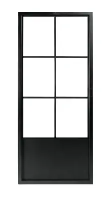 Stalen schuifdeur 6-vaks 95,7×209,5cm Uitverkoop