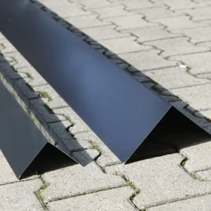 Vlakke nokken wrinkle zwart 300cm Direct Beschikbaar
