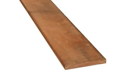Fijnbezaagde hardhouten plank 2,0 x 15 x 300cm, angelim vermelho Goedkoop