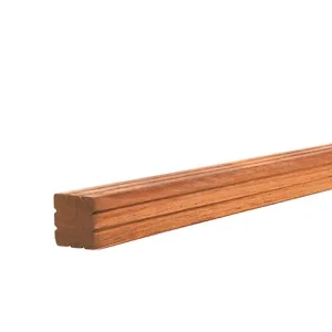 AZ Hardhouten paal geschaafd met V-groef, gepunt 6,5 x 6,5 x 180 cm. Nu Kopen