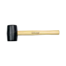 Koopje COSMOS Rubber hamer hickory steel 672g