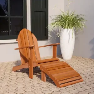 Hardhouten voetenbankje Relax Laatste Versie