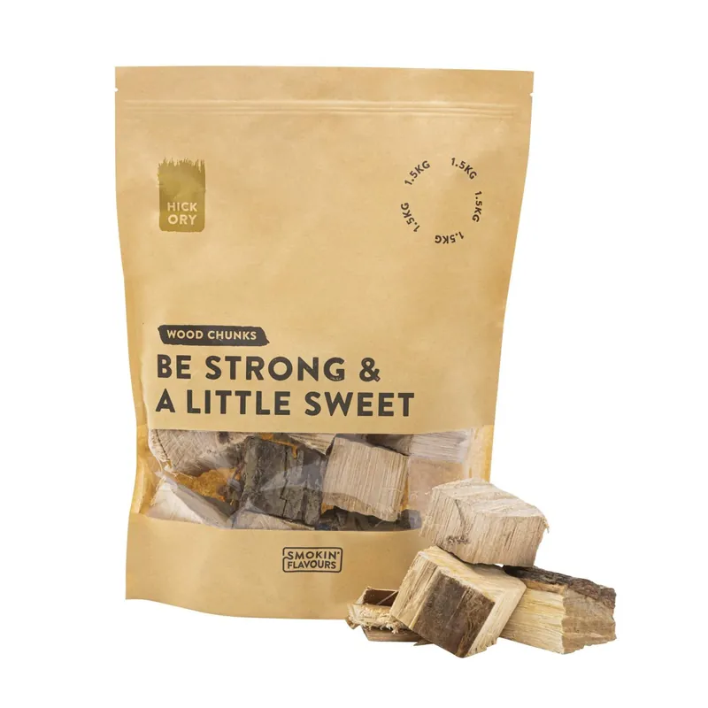 Gecertificeerd Smokin’ flavours rookchunks hickory 1,5 kg