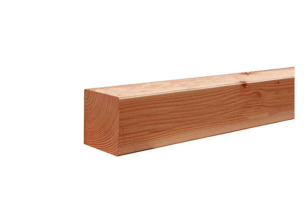 Douglas geschaafde paal 12 x 12 x 400 cm, onbehandeld. Veilige Betaling
