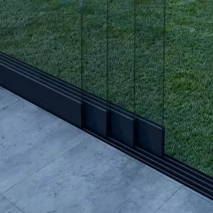 Tijdelijk Beschikbaar 4-rail glazen schuifwand