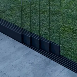 5-rail glazen schuifwand Exclusieve Aanbieding