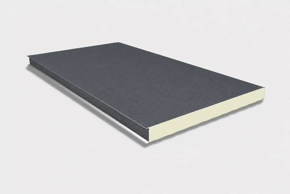 Wandpaneel 40mm antraciet 2500x1100x40mm Rd waarde 1,94 Aanbieding