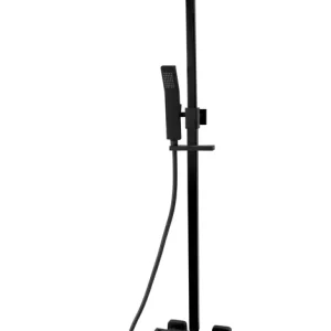 Best-design "black-york-200" vierkante thermostatische regendouche-opbouwset "nero" mat-zwart Dagaanbieding