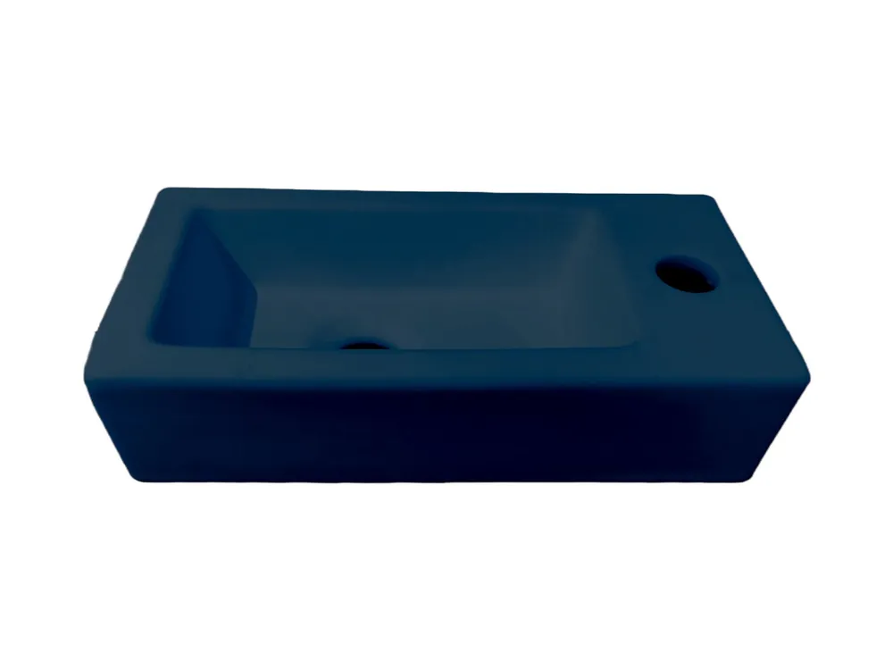 Must-Have Best-design "farnetta" fontein rechts 37 x 18 x 9 cm mat-donkerblauw
