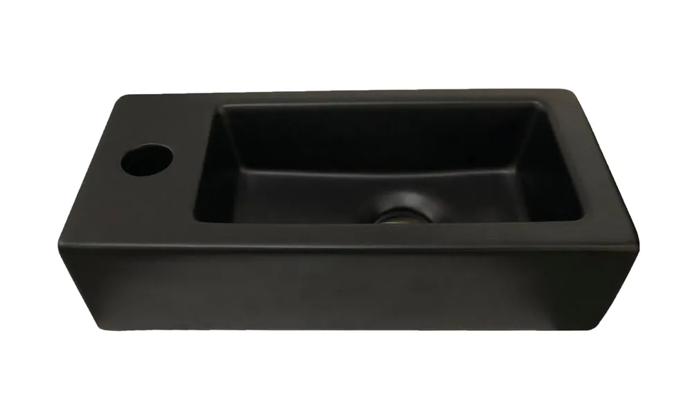 Superprijs Best-design "farnetta" fontein links 37x18x9cm mat-zwart