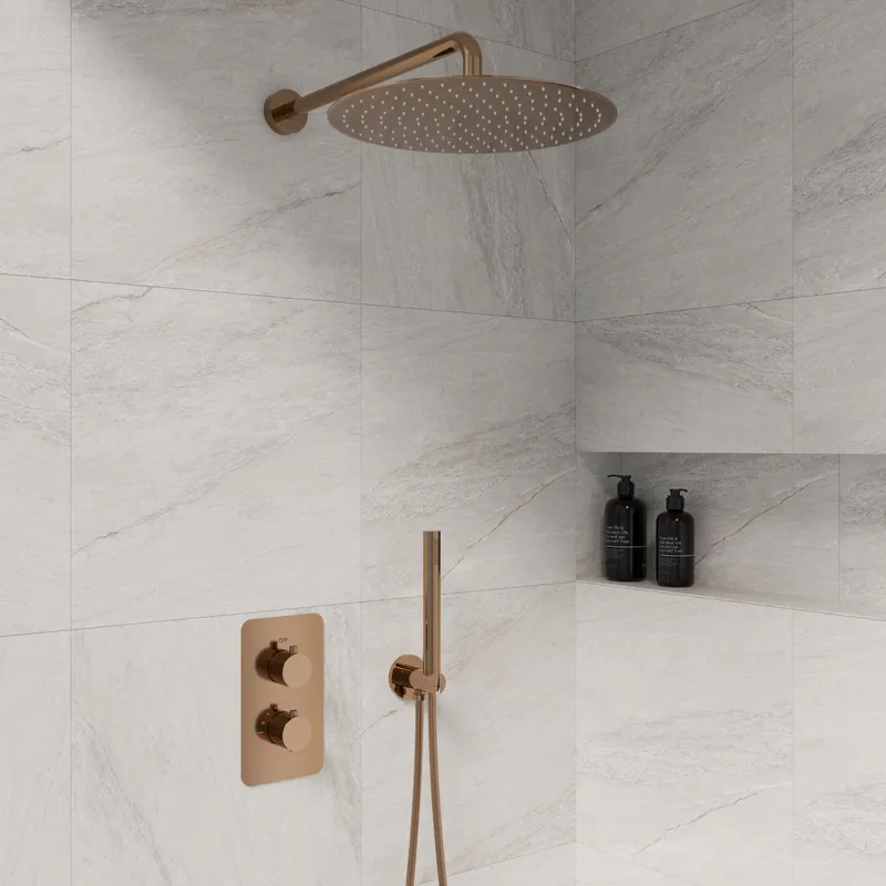 Best-design "one-pack" inbouw-regendoucheset "dijon-m-300" sunny bronze Lage Kosten