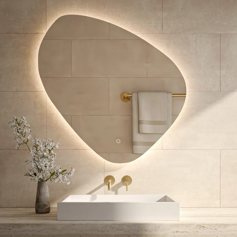 Op = Op Best-design "ballon" spiegel incl. led verlichting 80x80cm