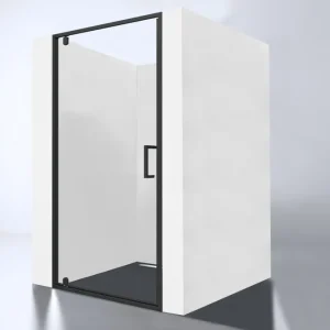 Populair Best-design "baron-100" nisdeur zwart 98-100x200 cm nano glas 8 mm