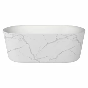 Korting Best-design "bianco-marble" vrijstaand bad 179x85x60cm