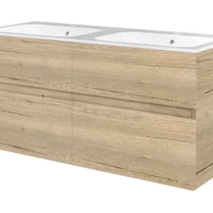 Rechtstreeks Van De Fabrikant Best-design "bora-halifax-greeploos" meubel onderkast 4 laden zonder wastafel 120 cm