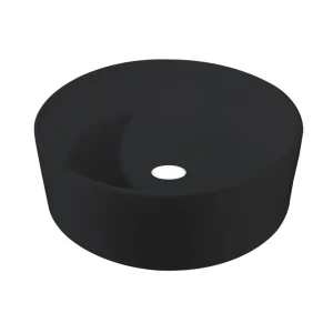 Op = Op Best-design "breela" opbouw-waskom diameter =40,5cm h=15cm mat-zwart