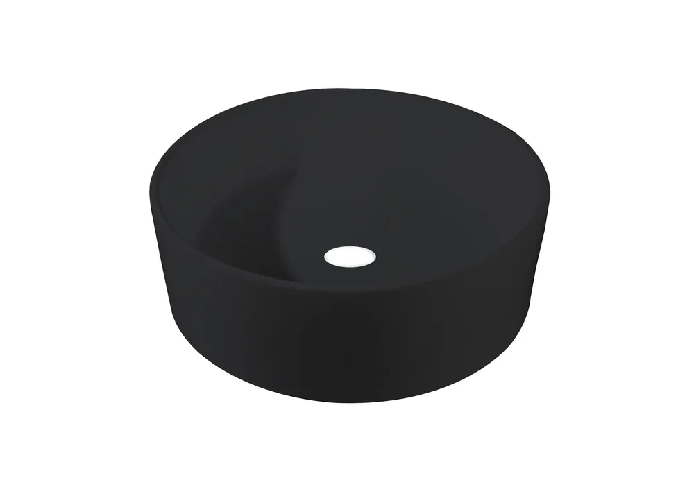 Op = Op Best-design "breela" opbouw-waskom diameter =40,5cm h=15cm mat-zwart