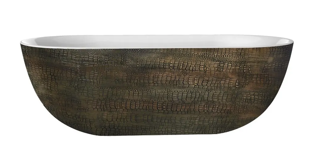 Best-design "color-croco-second" vrijstaand bad 180x86x60cm Laatste Versie
