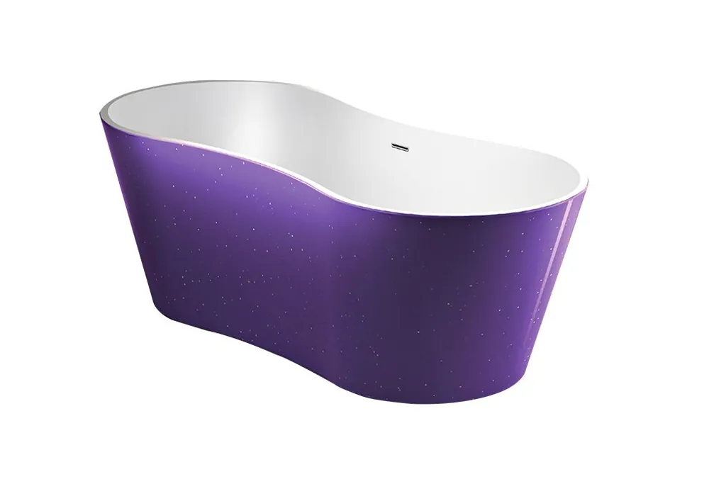 Beste Prijs Best-design "color-purplecub" vrijstaand bad 174x77x58cm