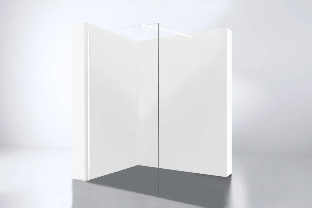 Hoge Kwaliteit Best-design 'dalis-1100-white' inloopdouche nano 8mm glas mat-wit