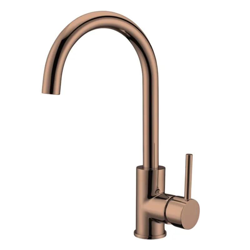 Beste Prijs Best-design "dijon-son" keukenmengkraan met drb.uitloop & cold start functie h=34 cm sunny-bronze
