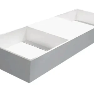 Best-design "dubbel-120" wastafel "just-solid" 120x40x15cm Aanbieding