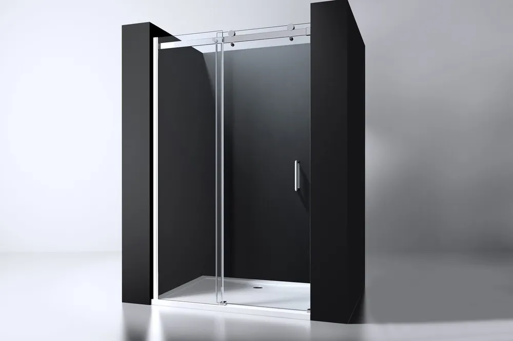 Dagaanbieding Best-design "erico" nisdeur schuif verstelbaar 118-120cm h=200cm nano glas 8mm