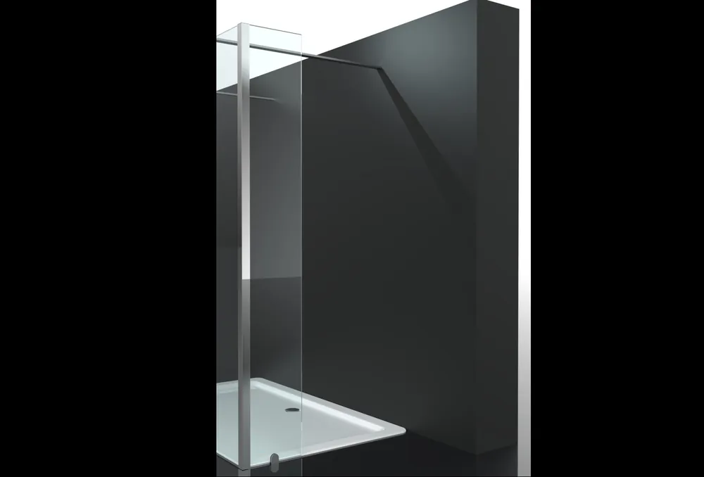 Betrouwbaar Best-design "erico" zijwand 40x200cm nano glas 8mm