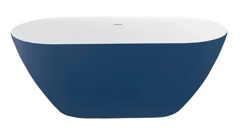 Best-design "friday-blue-bicolor" vrijstaand bad 178x78x60 cm Actieprijs