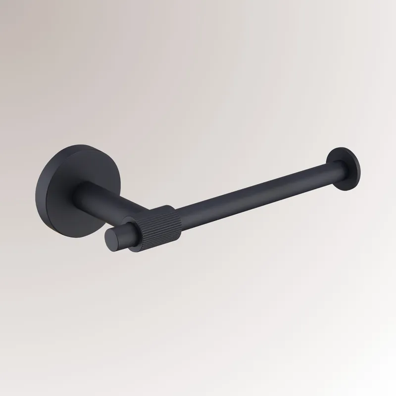 Best-design "high-end nero" toiletrolhouder mat-zwart Beperkte Voorraad