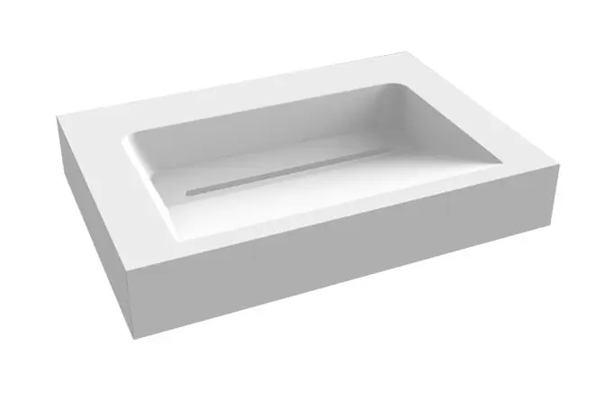 Direct Beschikbaar Best-design "indoor" wastafel "just-solid" 60x46x13cm