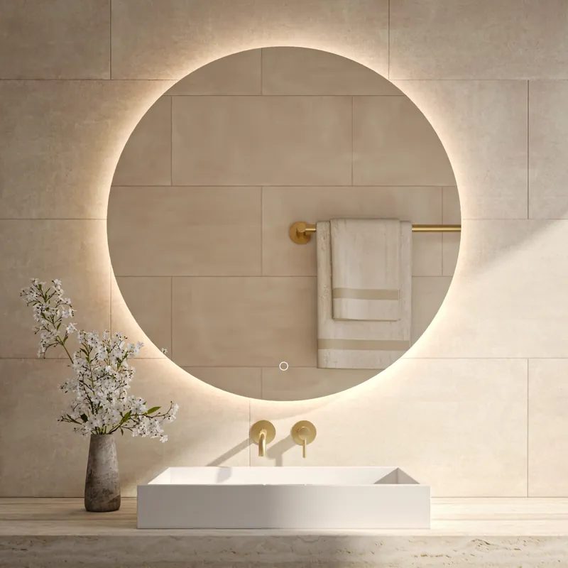 Best-design "ingiro" ronde spiegel incl. led verlichting diameter 120cm Finale Uitverkoop