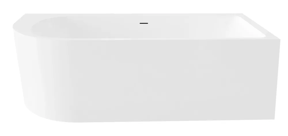 Best-design "living-rechts" half vrijstaand hoekbad 180x80x60cm Tijdelijk Beschikbaar