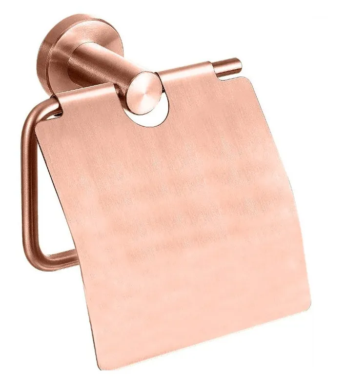 Best-design "lyon" toiletrolhouder met klep ros?-mat-goud Nu Kopen